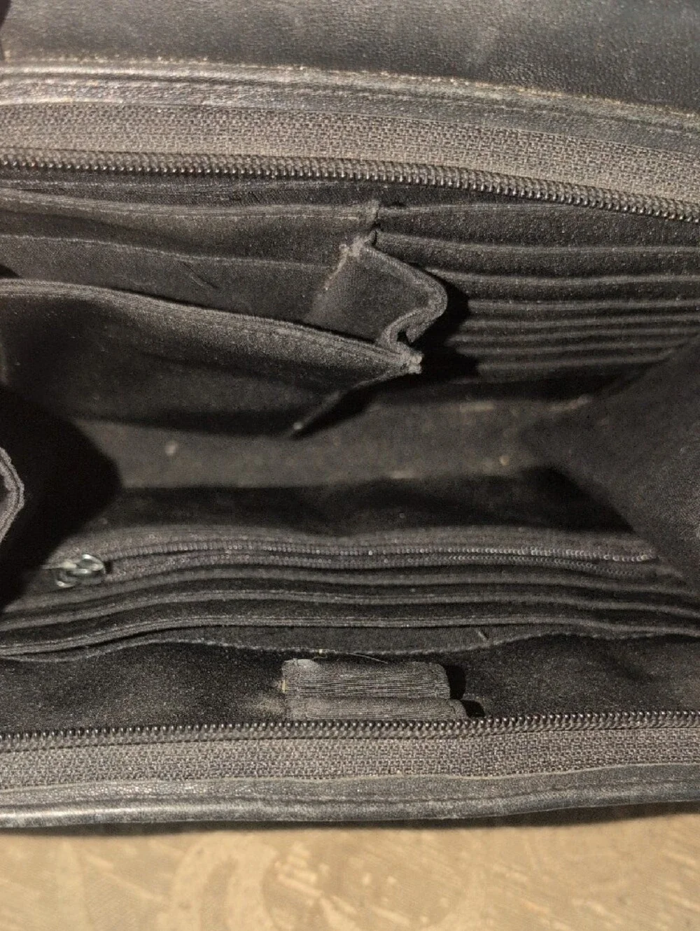 HOBO Black Leather Crossbody Bag